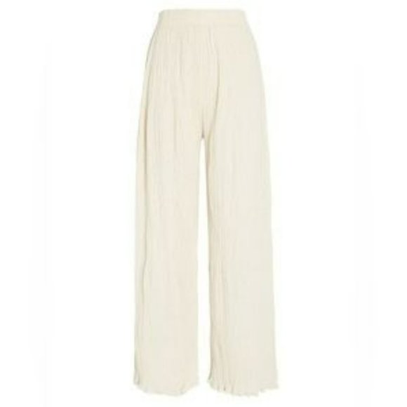SAVANNAH MORROW Flow Organic Cotton Wide-Leg Pants - Picture 2 of 8